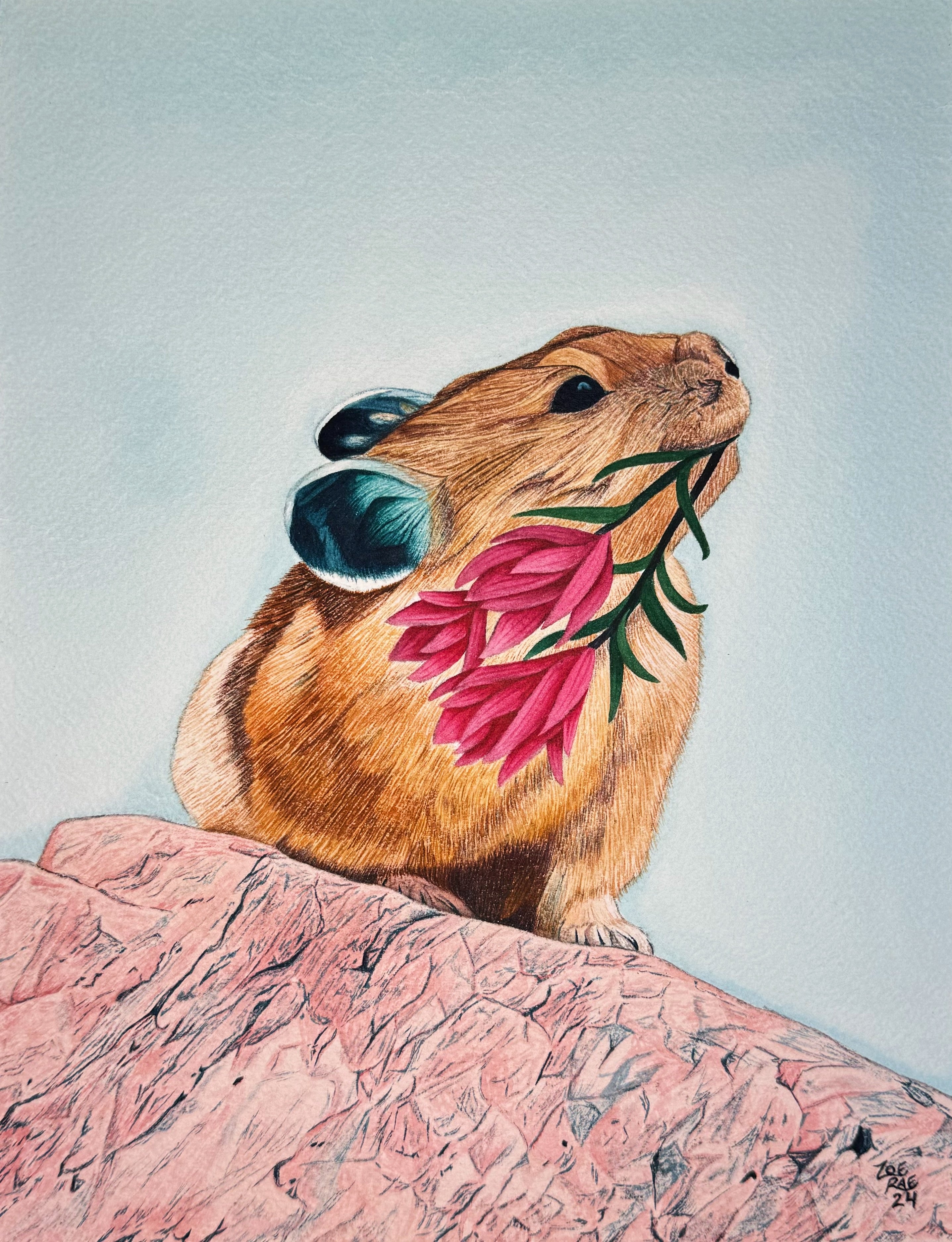 Good Painting Pika giclee print